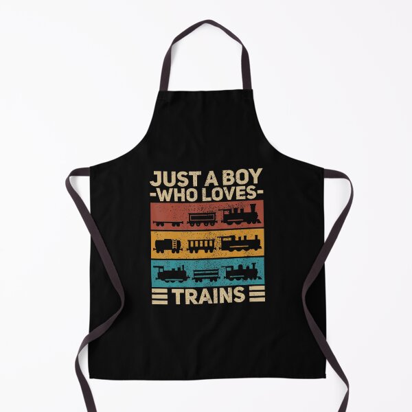 Item preview, Just A Boy Who Loves Trains designed and sold by MicheleDanita.