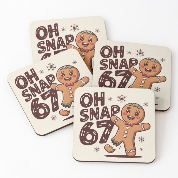 Item preview, Oh Snap Gingerbread 67 – Cute Christmas Cartoon Cookie Design designed and sold by SaritaVerseArt.