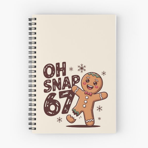 Item preview, Oh Snap Gingerbread 67 – Cute Christmas Cartoon Cookie Design designed and sold by SaritaVerseArt.