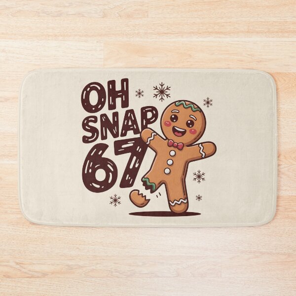 Item preview, Oh Snap Gingerbread 67 – Cute Christmas Cartoon Cookie Design designed and sold by SaritaVerseArt.