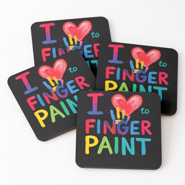 Item preview, I Heart Love To Finger Paint I'M Paint Valentine Cute designed and sold by DoraBlanche.