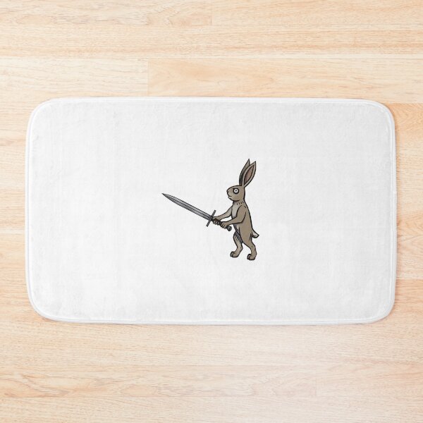 Item preview, Medieval Marginalia Bunny: Longsword designed and sold by faejala.