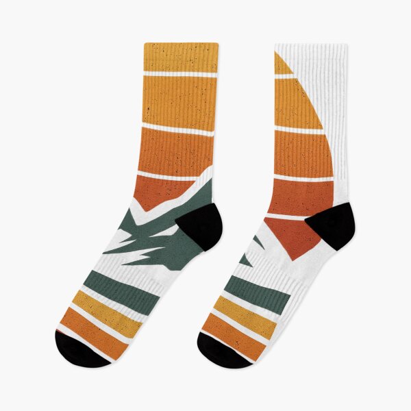 Item preview, 70s Retro Sunset Landscape Design – Mountain View Artwork for Modern Merch designed and sold by Badegi Tradings.