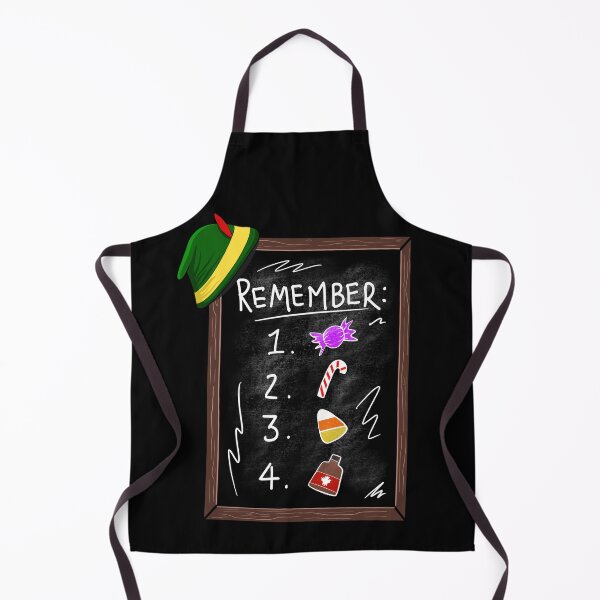 Item preview, Buddy The Elf Santa’s Helper Christmas Black designed and sold by Jamie Collins.