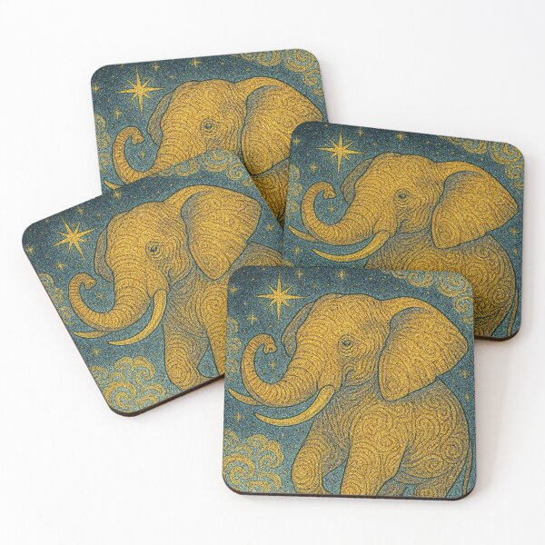 Item preview, Celestial Elephant Beneath the Guiding Star designed and sold by Expl0rer.