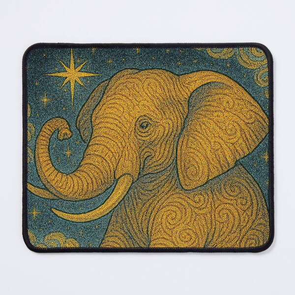 Item preview, Celestial Elephant Beneath the Guiding Star designed and sold by Expl0rer.