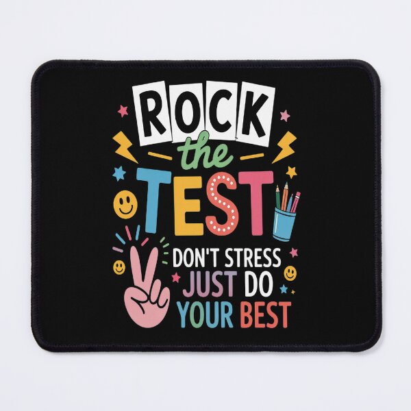 Item preview, Rock The Test Don't Stress Just Do Your Best Teacher Testing designed and sold by orlodrake.