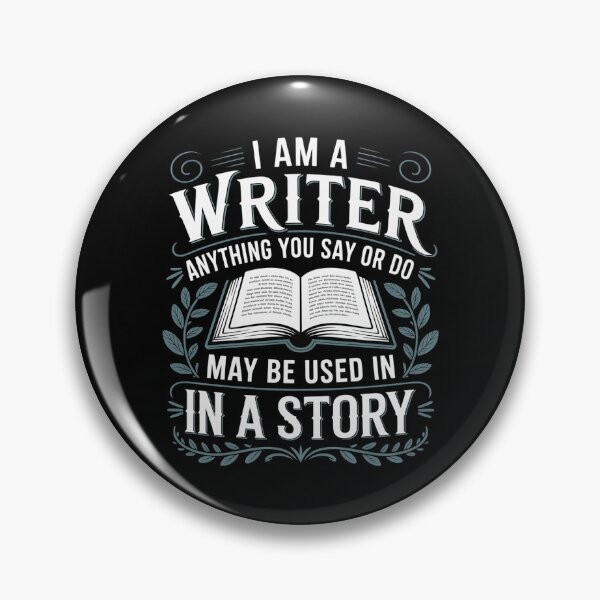Item preview, I Am a Writer - Quote Bookworm Poet designed and sold by LittleDame.