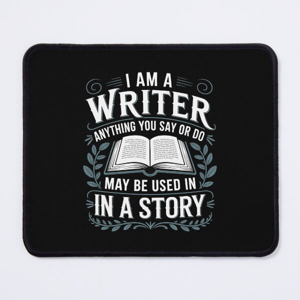 Item preview, I Am a Writer - Quote Bookworm Poet designed and sold by LittleDame.