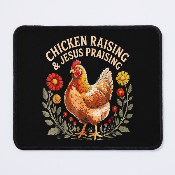 Item preview, Jesus Prasing And Chicken Raising Funny Faith Farm Girls designed and sold by DoraBlanche.