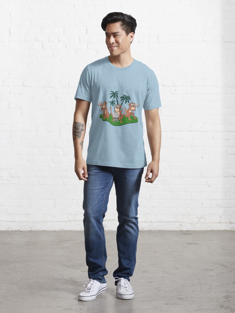 3 monkeys t shirt