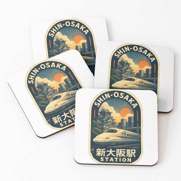 Item preview, Shin-Osaka Station and Historic Skyline at Sunrise designed and sold by Places On Earth.