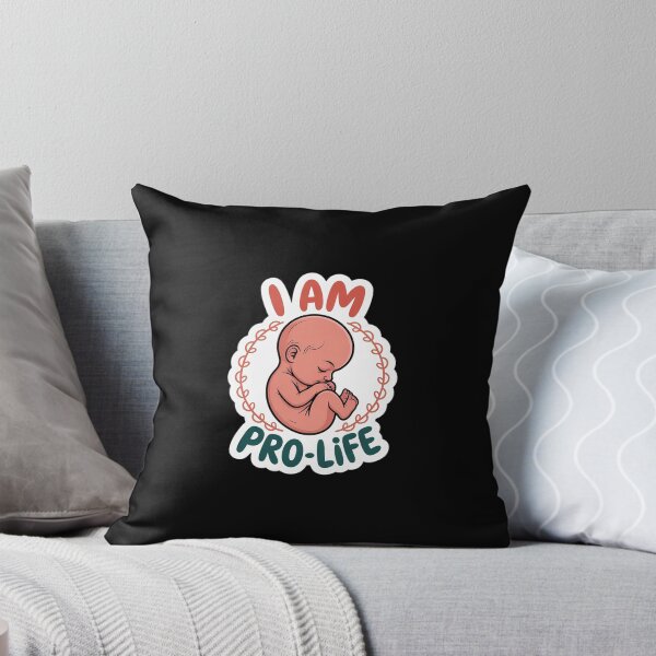 Item preview, I Am Pro-Life Anti-Abortion Pregnant New Mother Fetus Baby designed and sold by LittleDame.