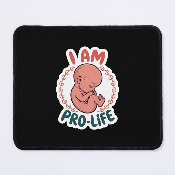 Item preview, I Am Pro-Life Anti-Abortion Pregnant New Mother Fetus Baby designed and sold by LittleDame.