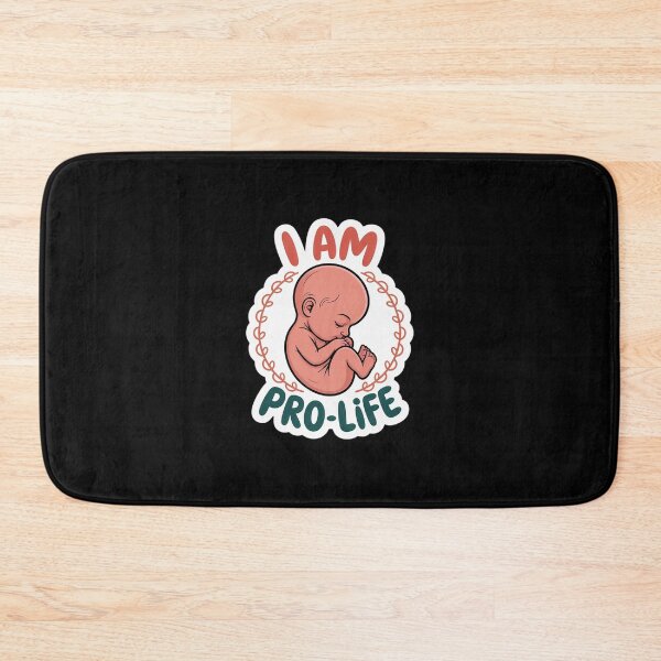Item preview, I Am Pro-Life Anti-Abortion Pregnant New Mother Fetus Baby designed and sold by LittleDame.