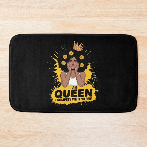 Item preview, I am Queen I Compete with no one Black Queen Melanin Sista designed and sold by LittleDame.