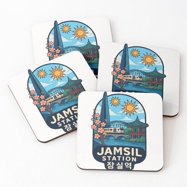 Item preview,  Jamsil Station Spring Blossoms and Han River View designed and sold by Places On Earth.