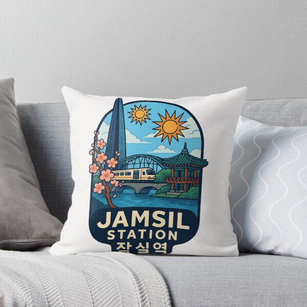 Item preview,  Jamsil Station Spring Blossoms and Han River View designed and sold by Places On Earth.