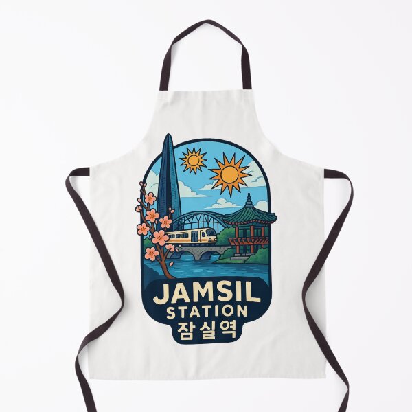 Item preview, Jamsil Station Spring Blossoms and Han River View designed and sold by Places On Earth.