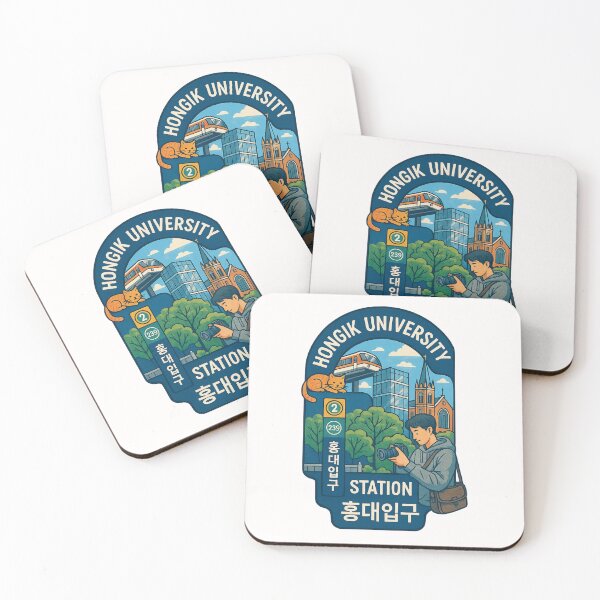 Item preview,  Hongik University Station and Gyeongui Line Park View designed and sold by Places On Earth.