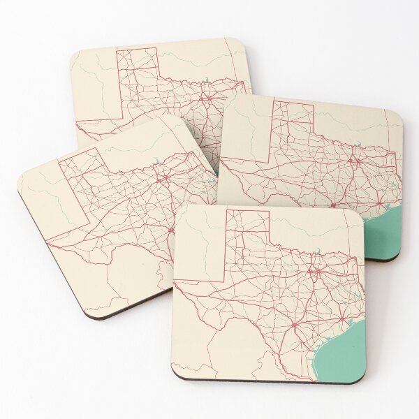 Item preview, Texas Map Illustration designed and sold by MapsByLeo.