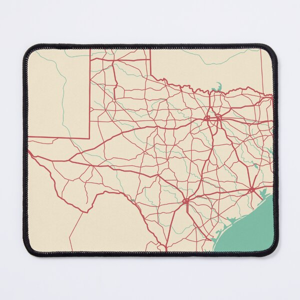 Item preview, Texas Map Illustration designed and sold by MapsByLeo.