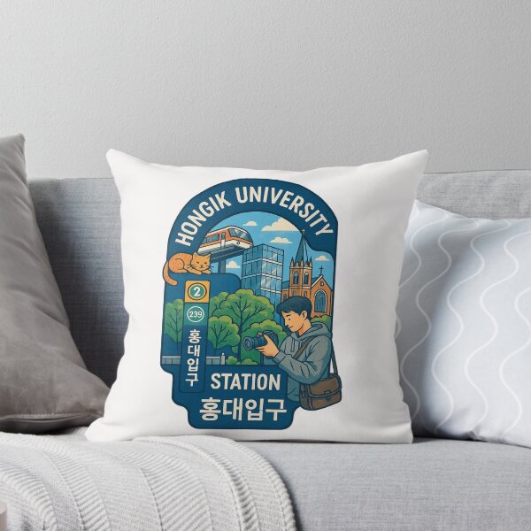 Item preview,  Hongik University Station and Gyeongui Line Park View designed and sold by Places On Earth.