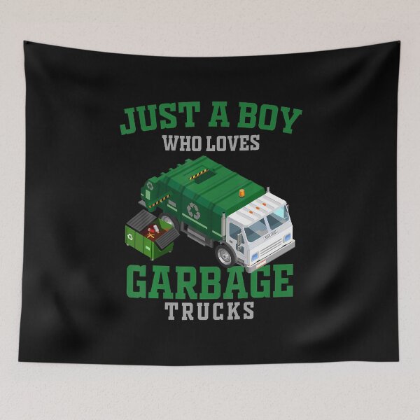 Item preview, waste management, boy, recycling, birthday, squad, loves, party, theme, truck, celebration, eco-friendly designed and sold by DonnieJennie.