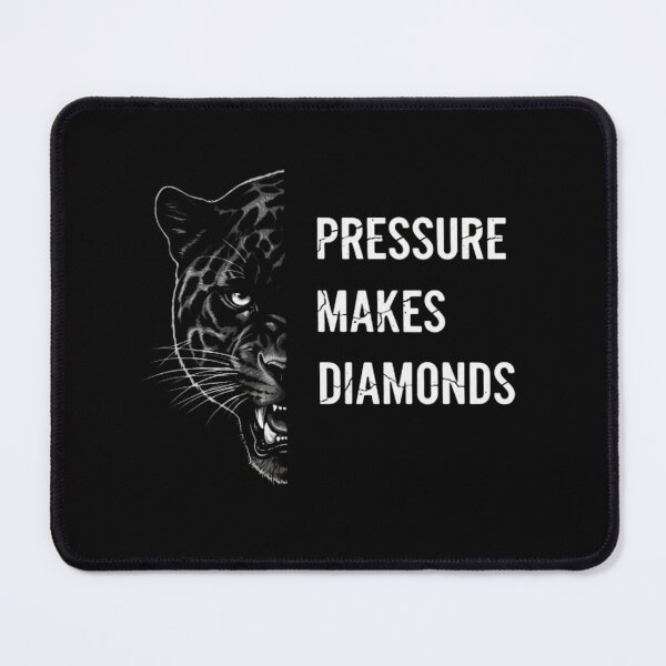 Item preview, Pressure Makes Diamonds - Black Leopard Motivation designed and sold by Inkwell grove.