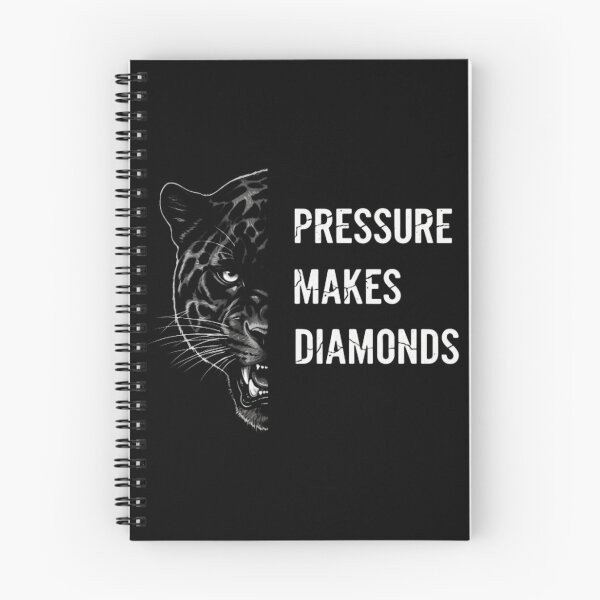 Item preview, ​Pressure Makes Diamonds - Black Leopard Motivation designed and sold by Inkwell grove.