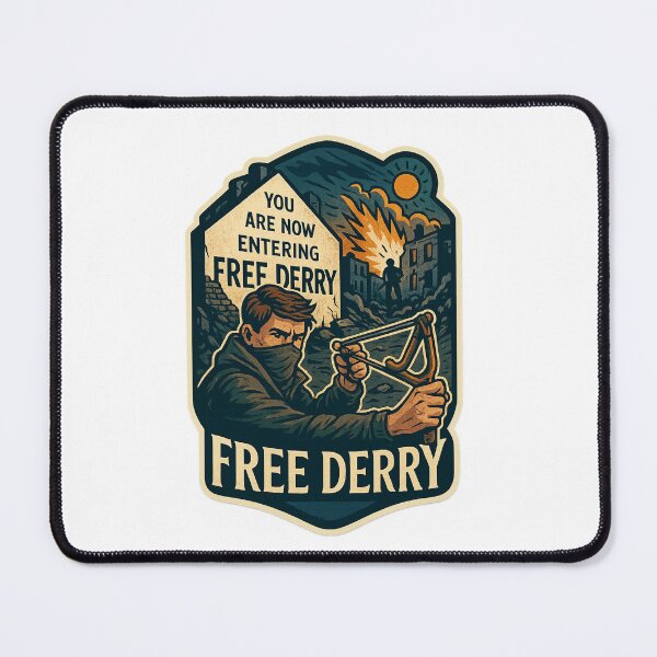 Item preview,  Free Derry Mural and Conflict-Era Street Scene designed and sold by Places On Earth.