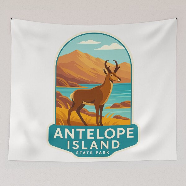 Item preview, Antelope Island State Park and Frary Peak View, Utah designed and sold by Places On Earth.