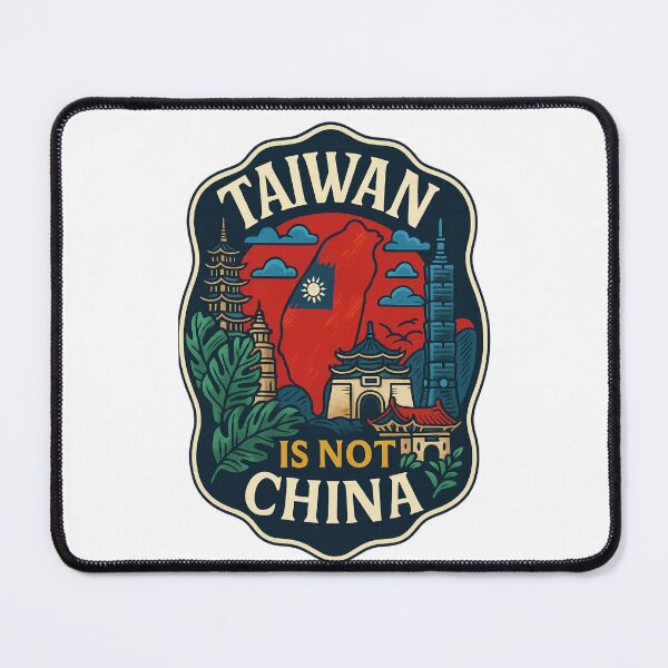 Item preview, Taiwan Independence Map with Taipei 101 and National Landmarks designed and sold by Places On Earth.