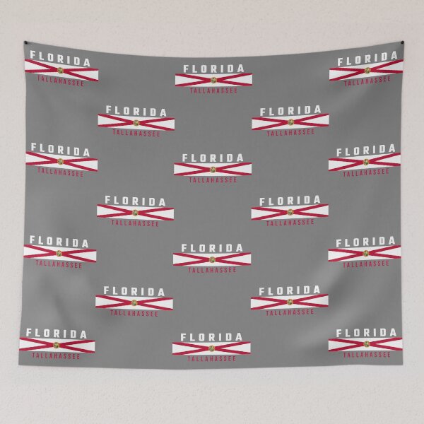 Item preview, Classic Florida Flag & Tallahassee State Capitol Design designed and sold by mashmosh.