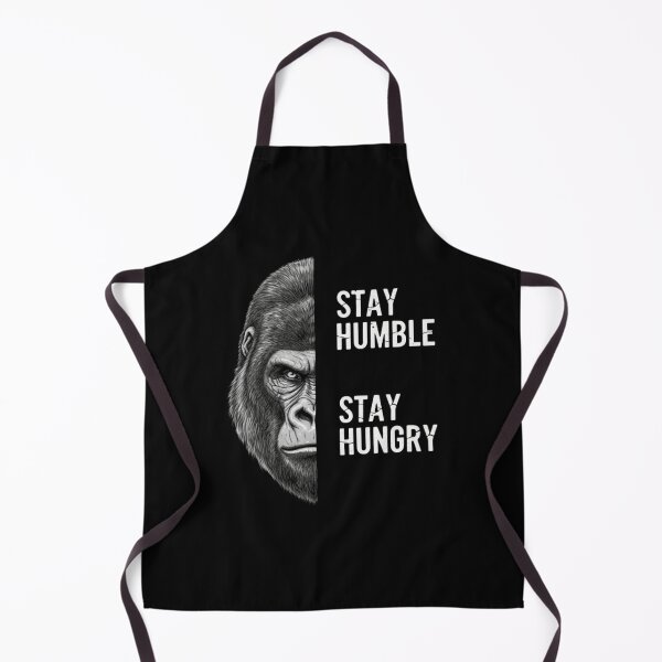 Item preview, Stay Humble Stay Hungry - Gorilla Motivational Mindset Design designed and sold by Inkwell grove.