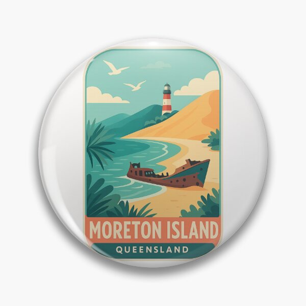 Item preview,  Moreton Island Lighthouse and Shipwreck, Queensland designed and sold by Places On Earth.