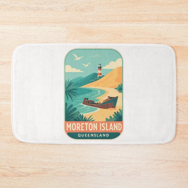 Item preview,  Moreton Island Lighthouse and Shipwreck, Queensland designed and sold by Places On Earth.