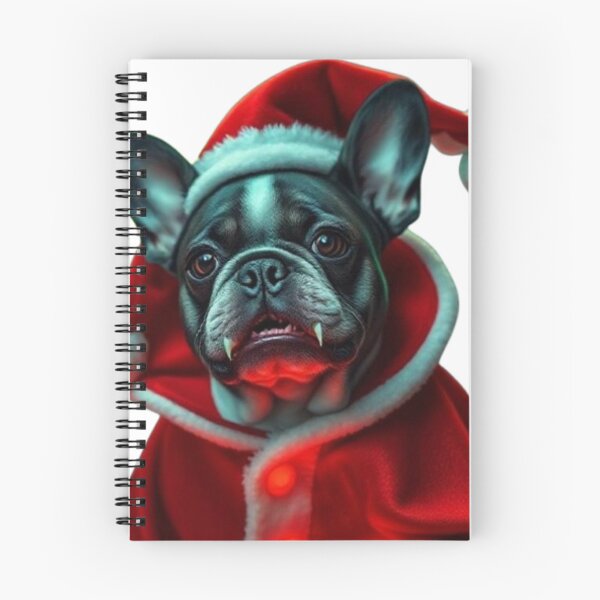Item preview, Vampire French Bulldog Santa – Spooky Christmas Frenchie in Red Cape designed and sold by BSL-STORE.