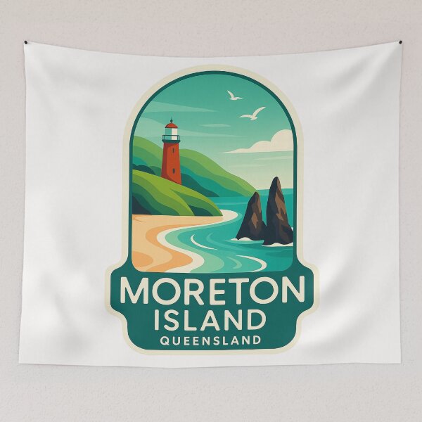Item preview,  Moreton Island Scenic Coast and Cape Moreton Lighthouse designed and sold by Places On Earth.