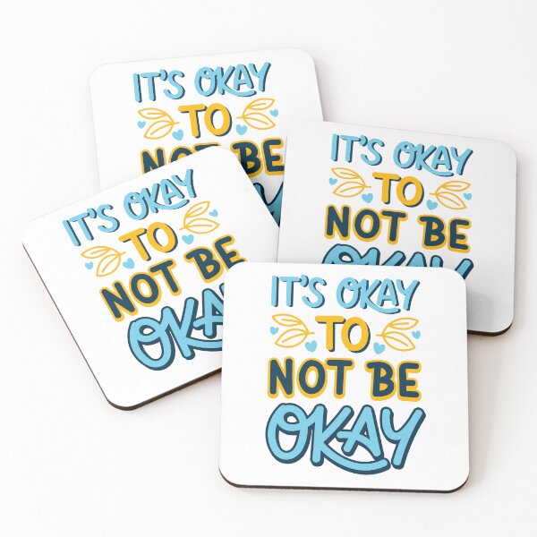 Item preview, It’s Okay to Not Be Okay – Mental Health Awareness Quote | Positive Supportive Typography designed and sold by MUKUND FASHION DESIGN.