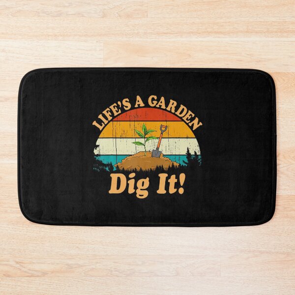 Item preview, Vintage Retro Style Gardening Decor Life's A Garden Dig It designed and sold by DonnieJennie.