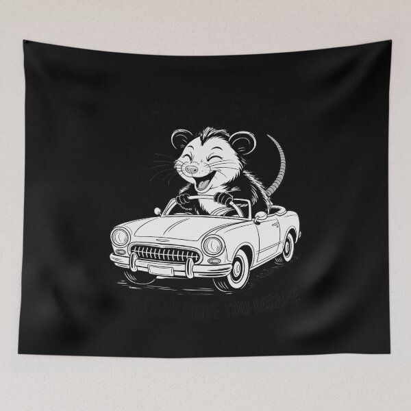 Item preview, I Can't Drive a Car But I Can Drive You Insane Animal designed and sold by GasVille.