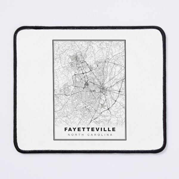 Item preview, Fayetteville Map designed and sold by Tamas Das.