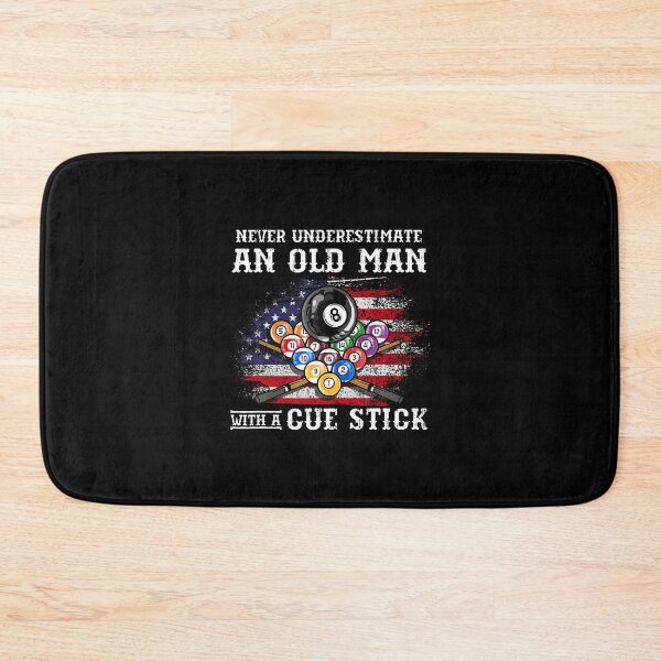 Item preview, Never Underestimate An Old Man With A Cue Stick I Billiards designed and sold by LorraineRita.