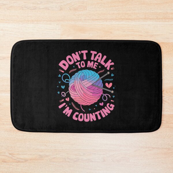 Item preview, Dont Talk To Me Im Counting Knitting Stitches Crochet Yarn designed and sold by MelanieMiram1.