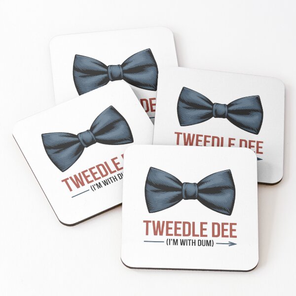 Item preview, Tweedle Dee I'm With Dum - Lazy couple halloween costumes designed and sold by milanforbes.