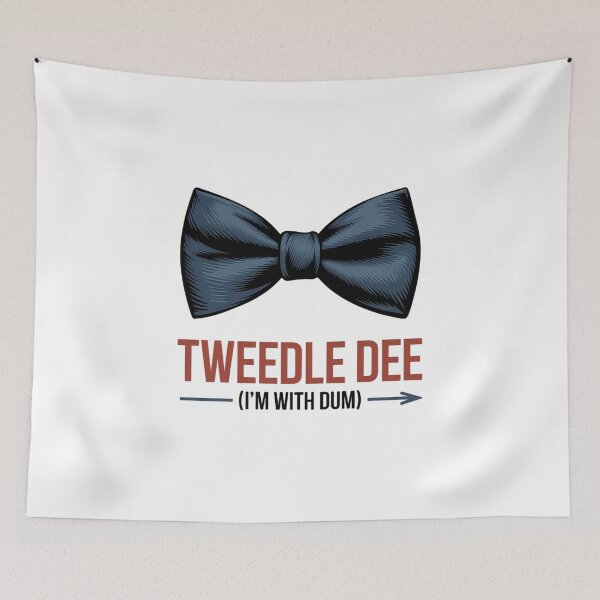 Item preview, Tweedle Dee I'm With Dum - Lazy couple halloween costumes designed and sold by milanforbes.