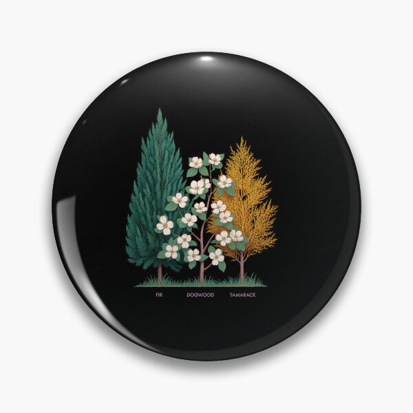 Item preview, Subtle Fir Dogwood Tamarack Trees  designed and sold by TiredPack.