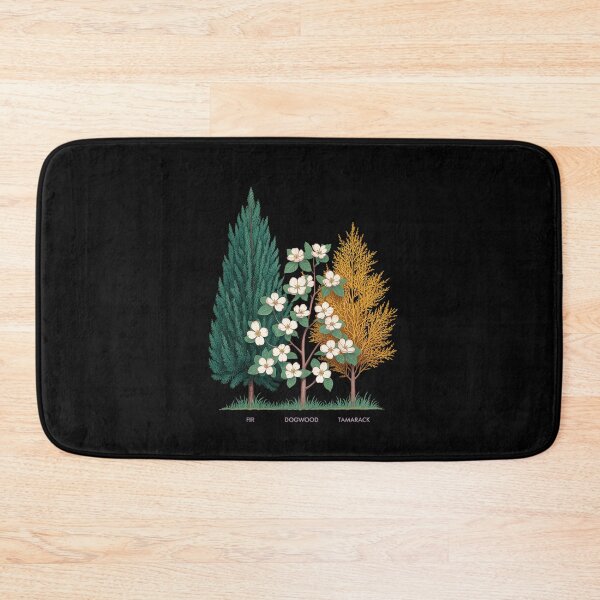 Item preview, Subtle Fir Dogwood Tamarack Trees  designed and sold by TiredPack.