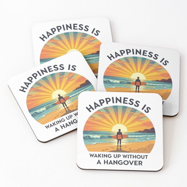 Item preview, Happiness is waking up without a hangover designed and sold by JackFreestone.
